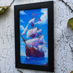Ocean Voyage Ship Wall Frame #0022