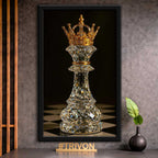 Royal Chess King Wall Frame #0024