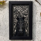 Midnight Stallion Arabic Wall Frame #0026