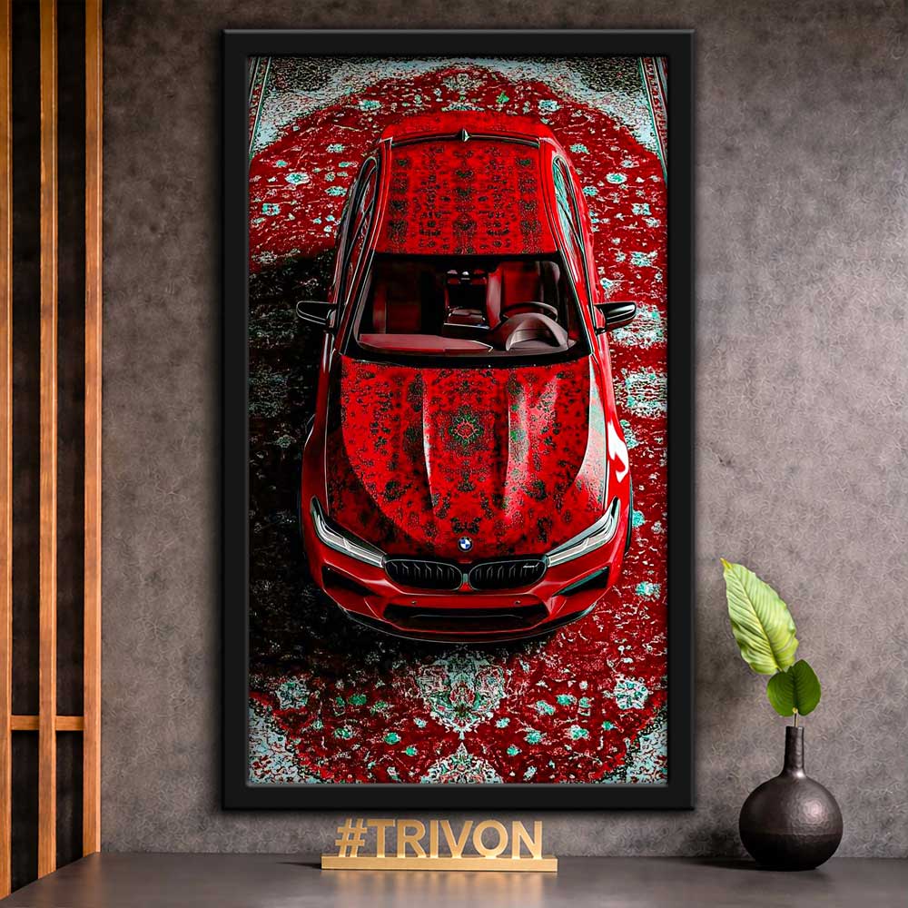 Persian Drift BMW Wall Frame #0027
