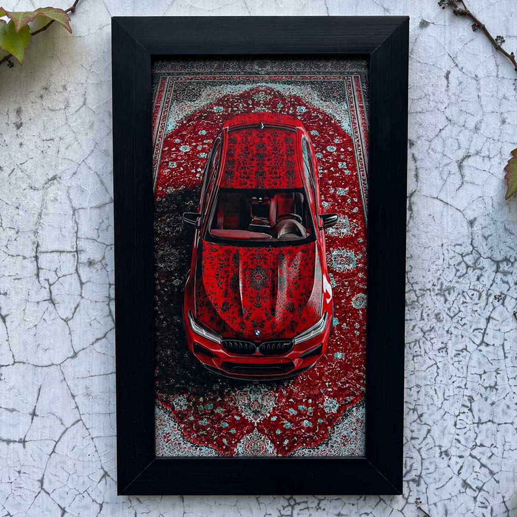 Persian Drift BMW Wall Frame #0027
