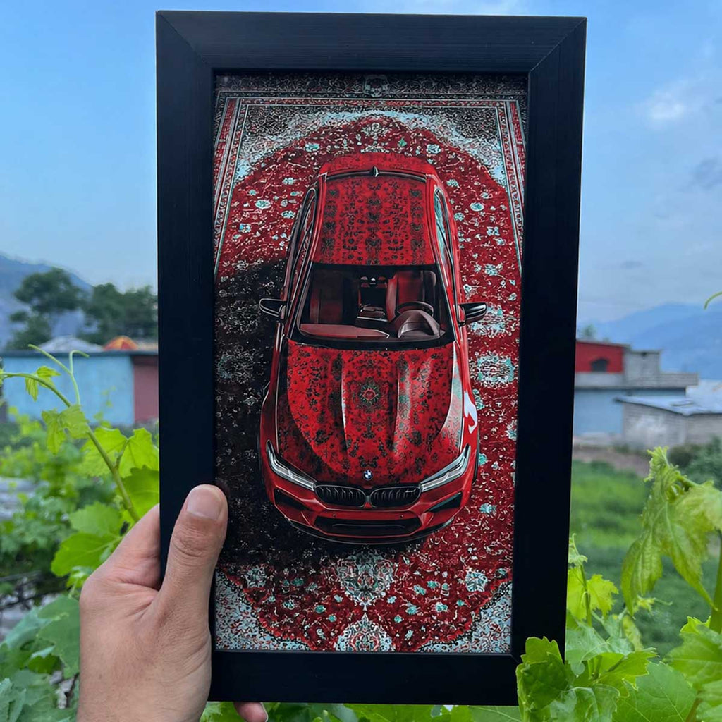 Persian Drift BMW Wall Frame #0027