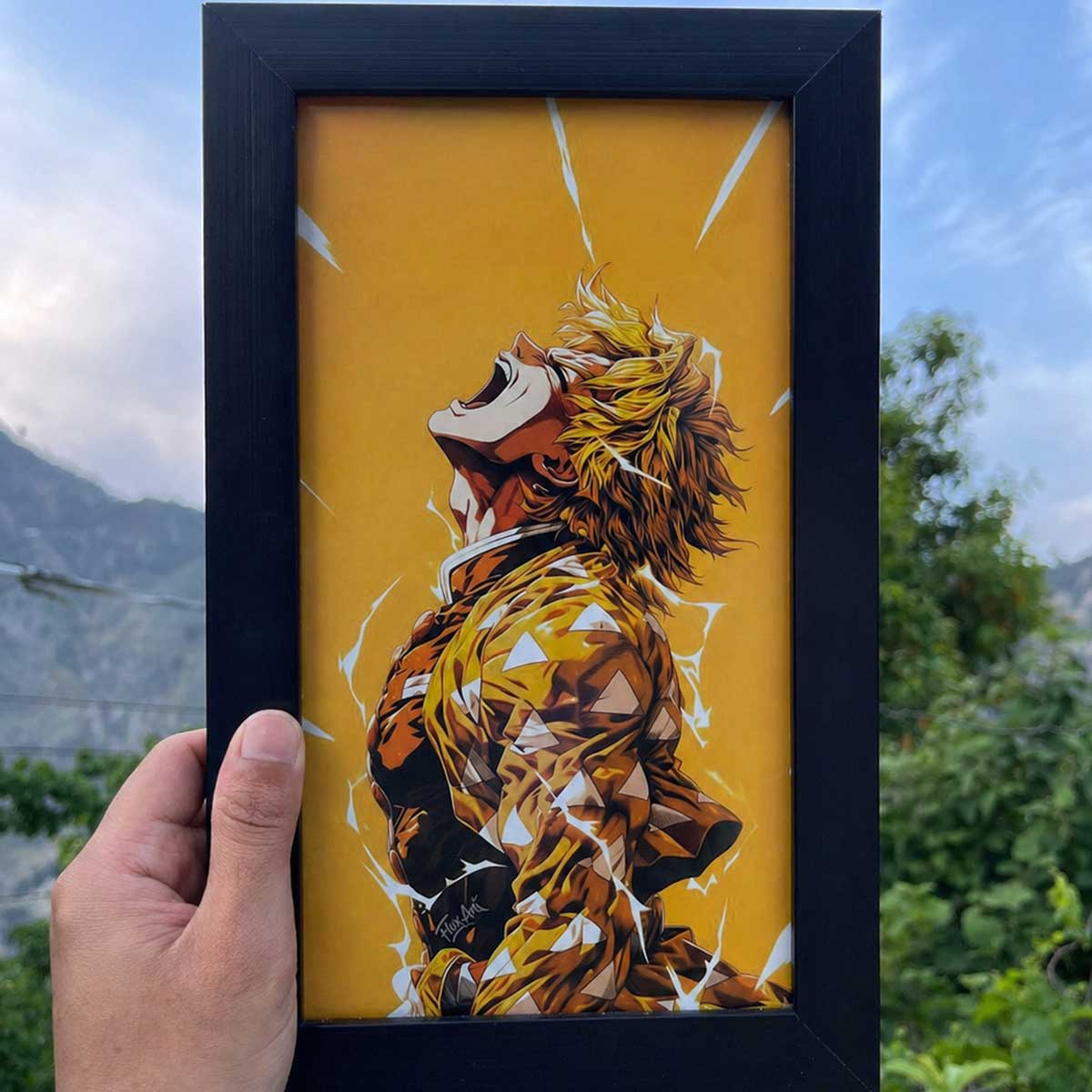 Zenitsu Agatsuma Wall Frame #0040