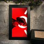 luffy Crimson Resolve Wall Frame #0045