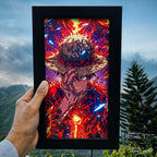 Luffy Inferno Awakening Wall Frame #0049