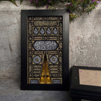 Kiswah e Kaaba Wall Frame #005