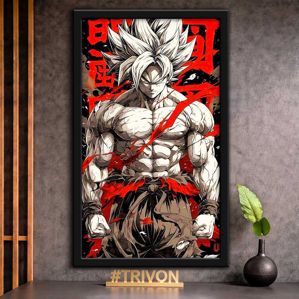 Goku Unleashed Power Wall Frame #0050