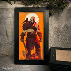 Kratos Warrior Spirit Wall Frame #0051