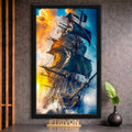 Stormbound Pirate Ship Wall Frame #0052