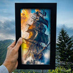 Stormbound Pirate Ship Wall Frame #0052