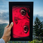 Crimson Gaze Anime Wall Frame #0055