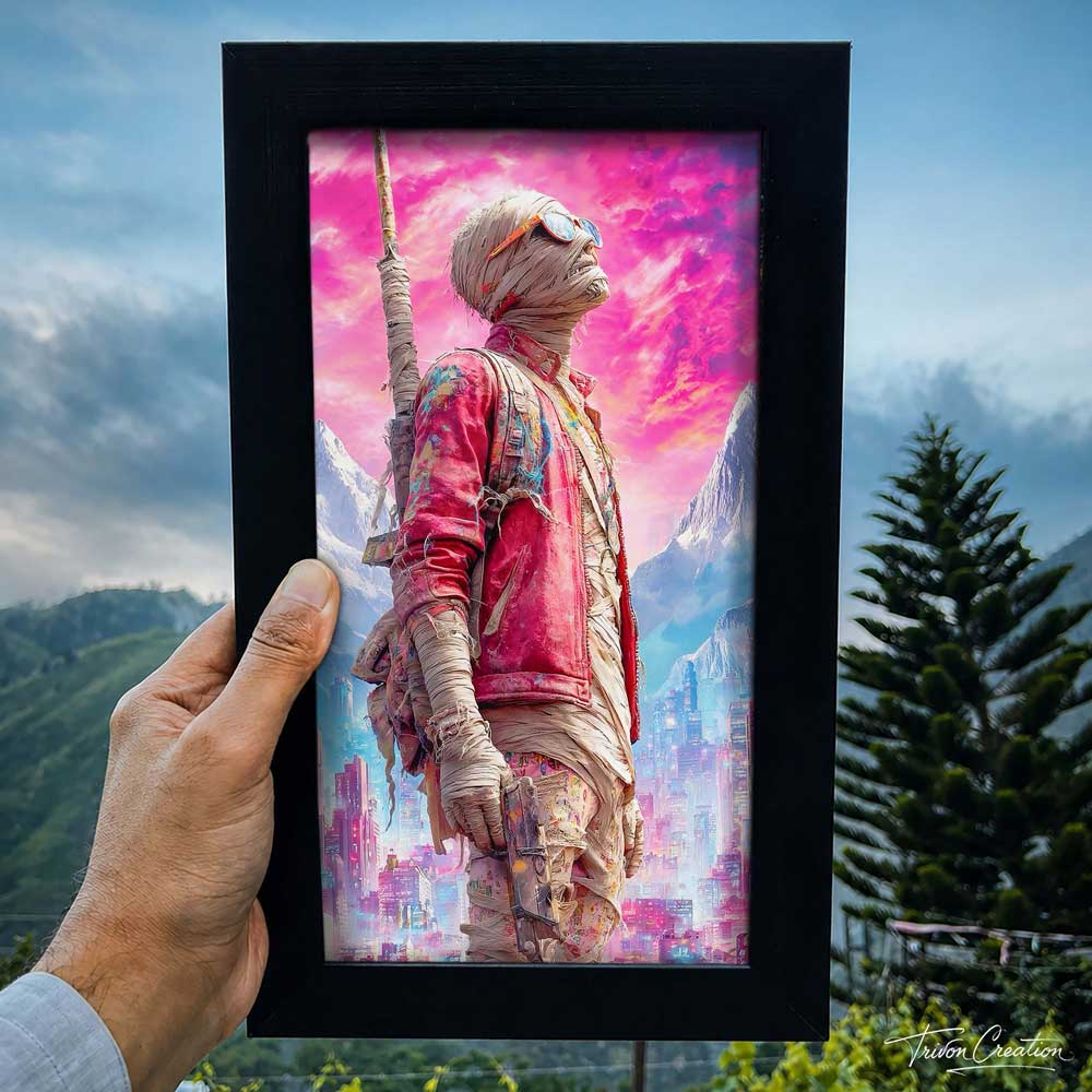 Neon Nomad Wall Frame #0058