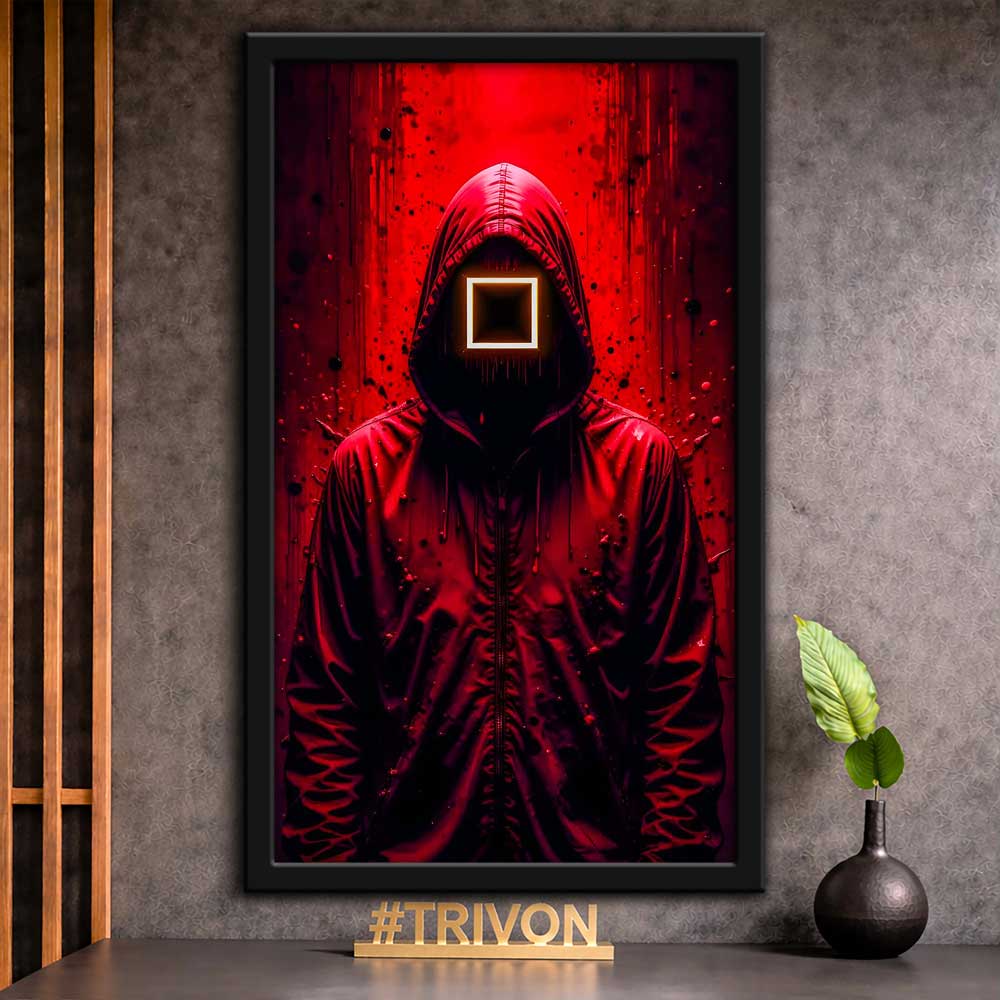 Crimson Enigma Wall Frame #0059