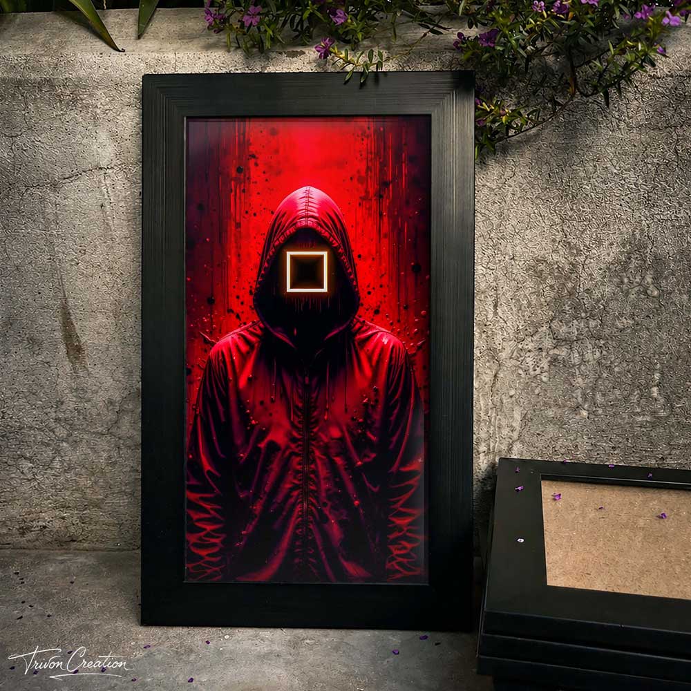 Crimson Enigma Wall Frame #0059
