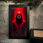 Crimson Enigma Wall Frame #0059