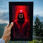 Crimson Enigma Wall Frame #0059