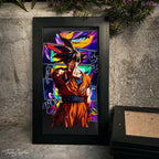 Saiyan Power Anime Wall Frame#0061