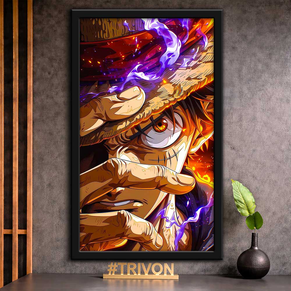 Monkey D. Luffy Power Awakening Wall Frame #0064