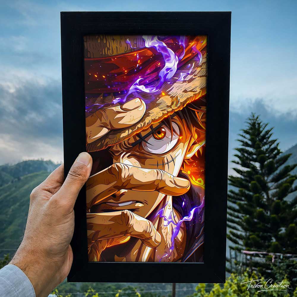 Monkey D. Luffy Power Awakening Wall Frame #0064