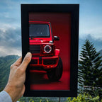 Red Luxury SUV Wall Frame #066