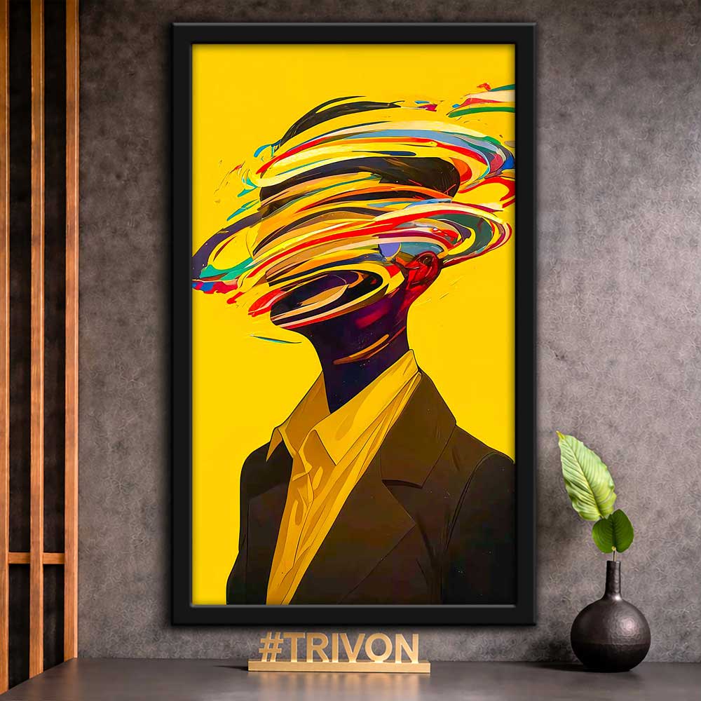 Abstract Mind Flow Wall Frame #0072