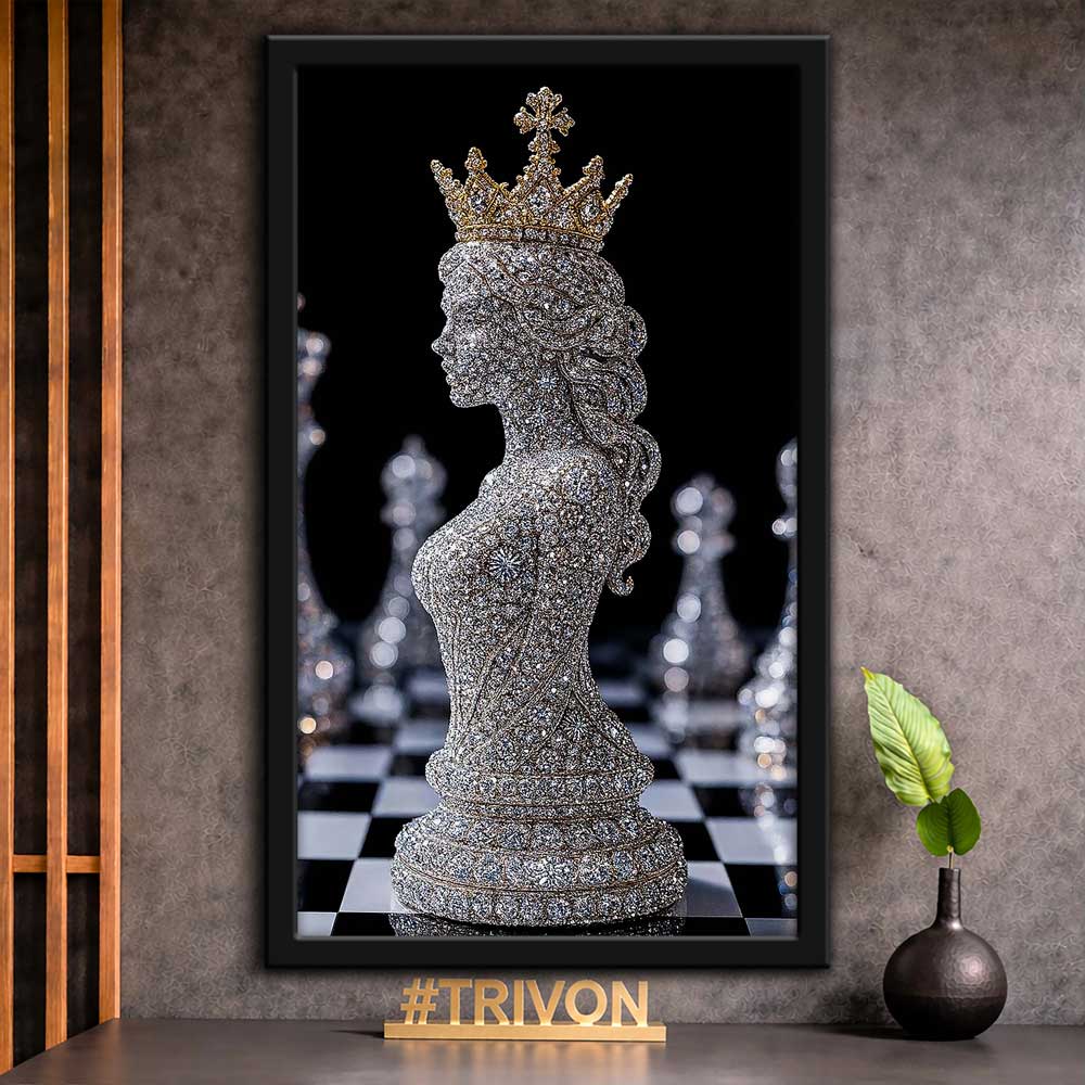 Queen's Gambit Luxury Wall Frame #0075