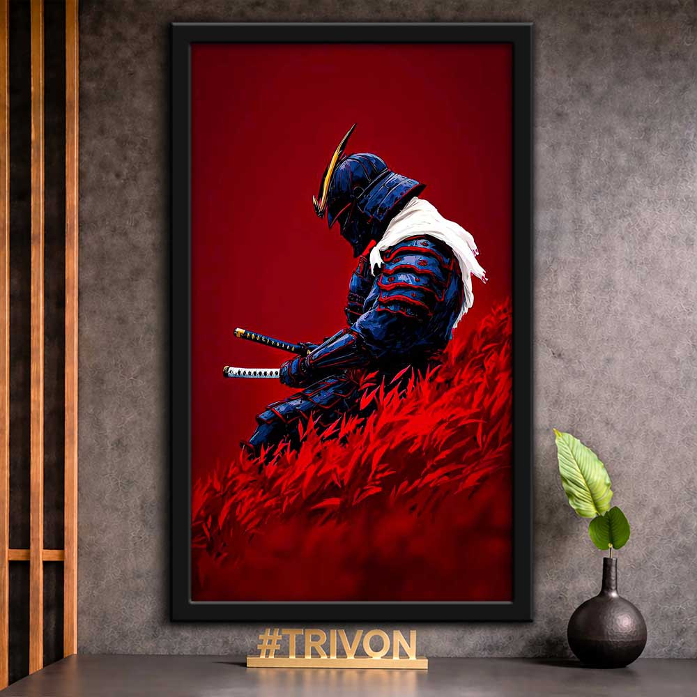 Crimson Ronin Wall Frame #0079
