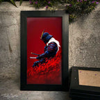 Crimson Ronin Wall Frame #0079