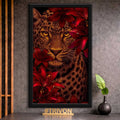 Royal Leopard Majesty Wall Frame #0080