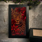 Royal Leopard Majesty Wall Frame #0080