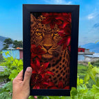 Royal Leopard Majesty Wall Frame #0080