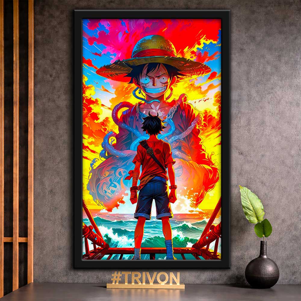 Monkey D. Luffy Epic Anime Wall Frame #0089